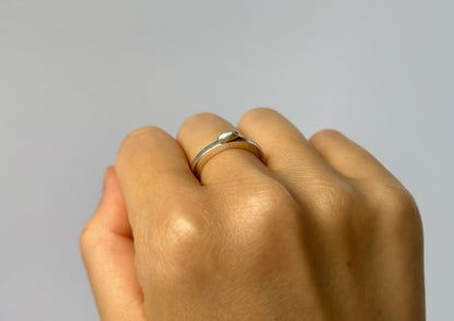 Horizontal Ring / silver