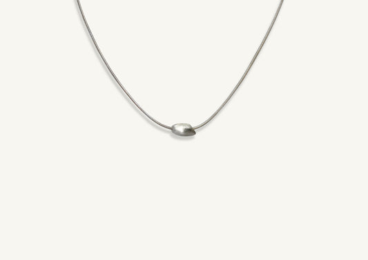 Solo Slider Necklace / silver